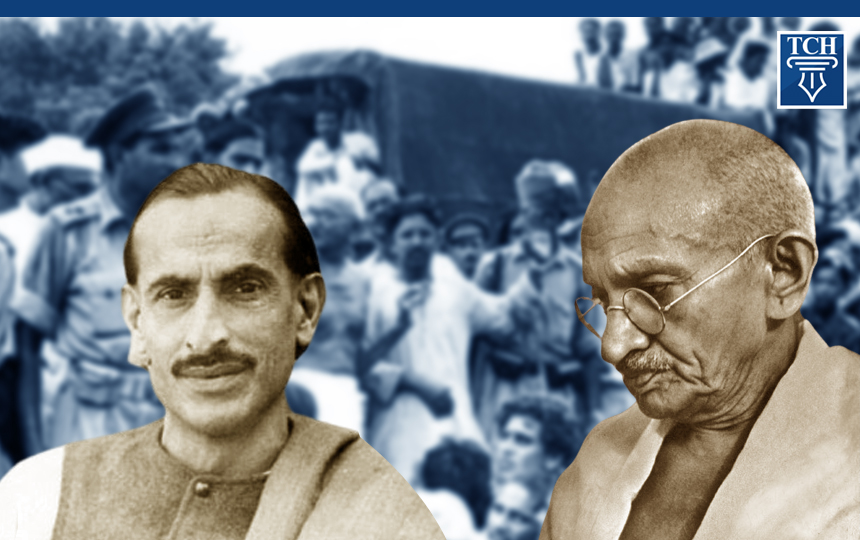 आर्चाय कृपलानी और महात्मा गांधी